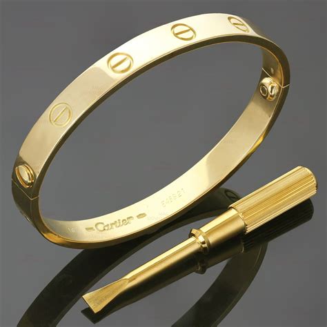 bracelet that screws on|cartier bracelet with screw design.